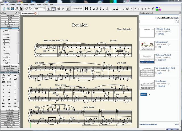 sheet music software for mac